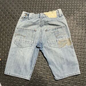 Trendy Light Blue Denim Jean Shorts